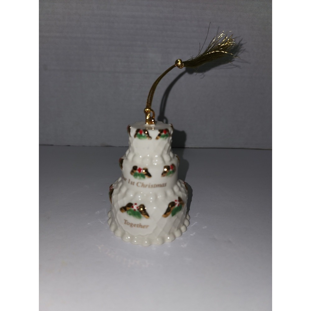 Lenox Our First Christmas Together Christmas Tree Ornament Wedding Cake